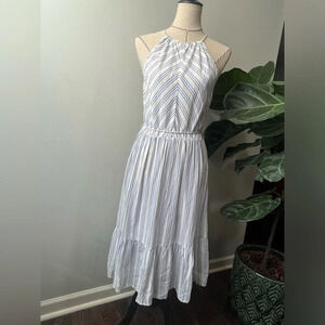 Loft Beach size small sundress stripes boating vacation summer travel